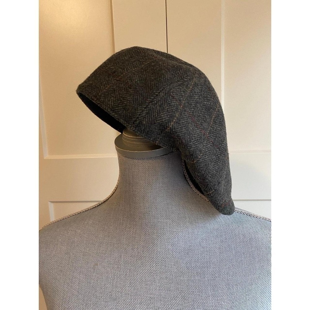 Broner Hat Flat Beret 21"' Small Unisex Wool Blend Poet Core sku1